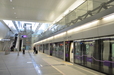 機場ＭＲＴの台北車站（台北駅）ホーム