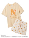 【ポケモンスリープ】接触冷感プリントTシャツ＆ショートパンツセット　ヒトカゲ　￥10,890　サイズ：フリー