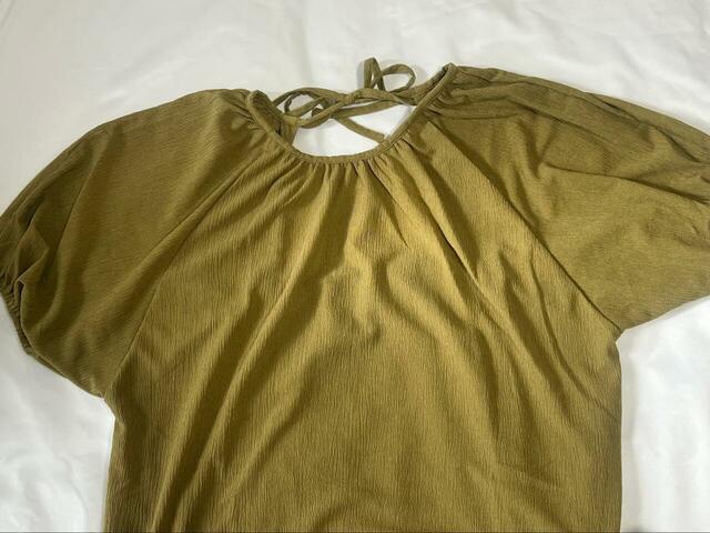 【coca レディースワンピース】洗濯後。色落ちもなく、乾きも速いです!