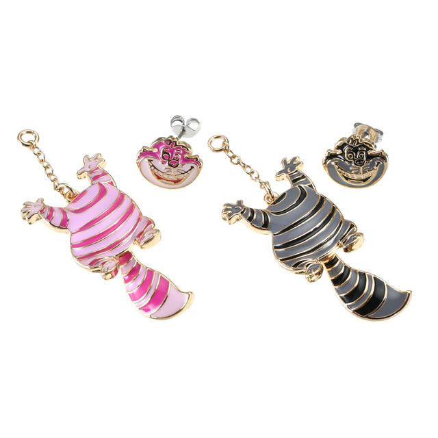 チェシャ猫 ピアス 2WAY スウィング アシンメトリー CHESHIRE CAT 2,200円