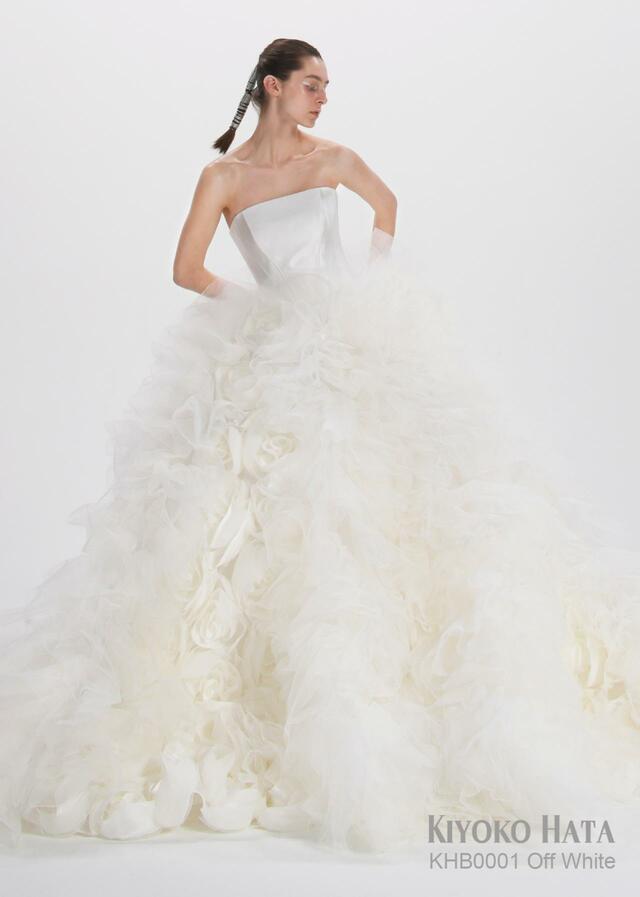 「KIYOKO HATA」新作ウェディングドレス KHB0001_OffWhite