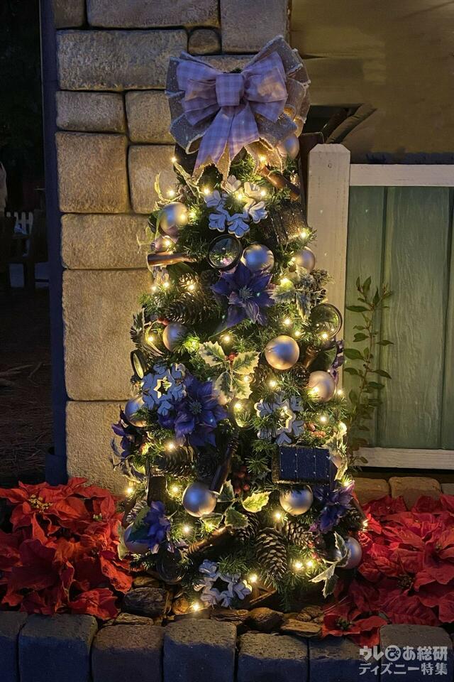 ダッフィーたちのクリスマスツリー