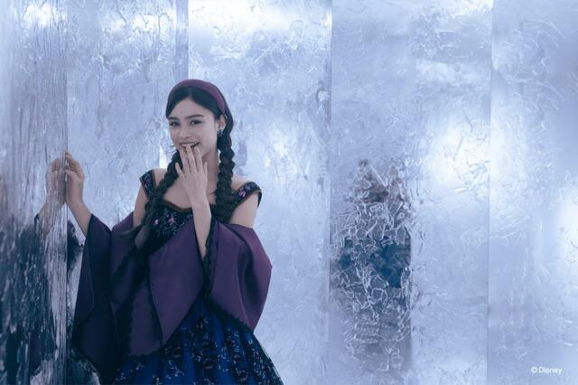 リトル・マーサ 名古屋店｜「ディズニー ウエディングドレスコレクション」着用フォトプラン｜ン撮影例／アナと雪の女王