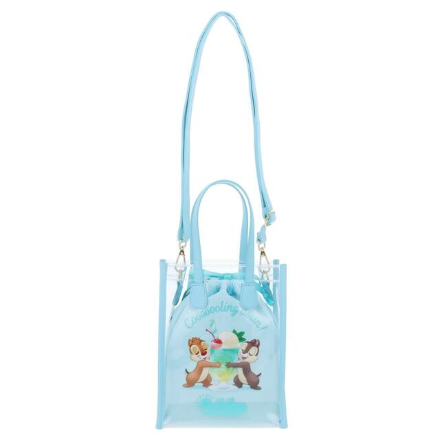 ショルダーバッグ 3,900円|夏の東京ディズニーリゾート「Hello Hello SUMMER!」グッズ|販売店舗:東京ディズニーランド「グランドエンポーリアム」、東京ディズニーシー「タワー・オブ・テラー・メモラビリア」|発売日:2026年6月11日(木)