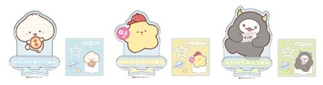 「アクリルスタンドプレート(全3種)」＜各1,815円＞【「ぺたぺたみにりあん」初のPOP UP SHOP】