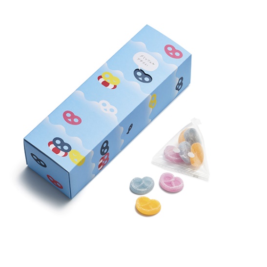 【ヒトツブカンロ「グミッツェルプチの夏休み」5袋 1,000円】店舗限定商品！ソーダ味、グレープ味に、夏にぴったりなマンゴー味を加えた3種のお味