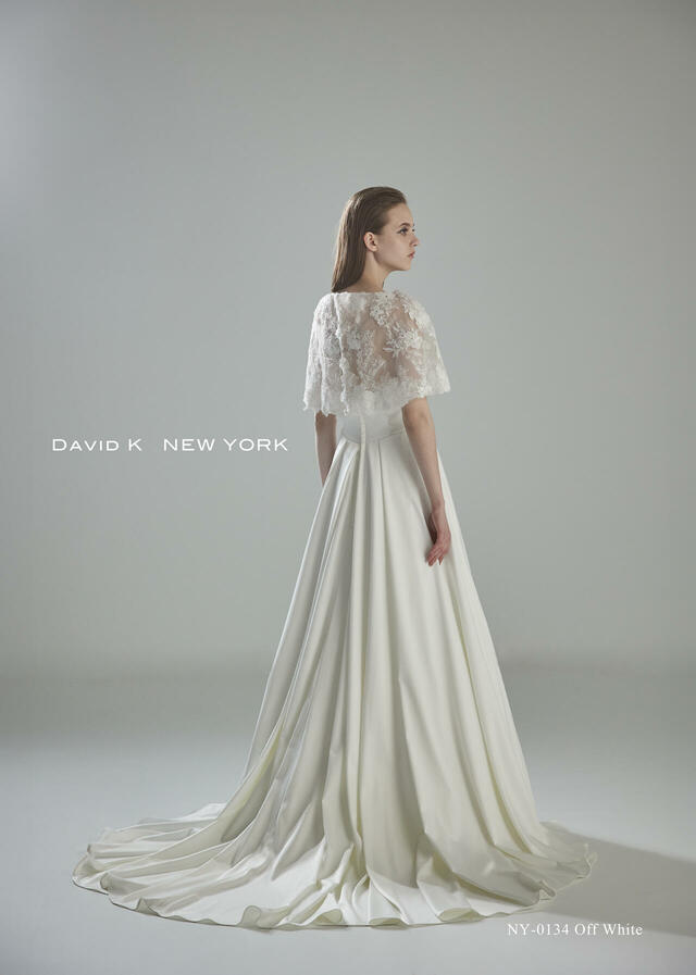クラウディア｜「DAVID K NEW YORK（デヴィッド ケイ ニューヨーク）新作ウェディングドレス｜NY-0134_Offwhite