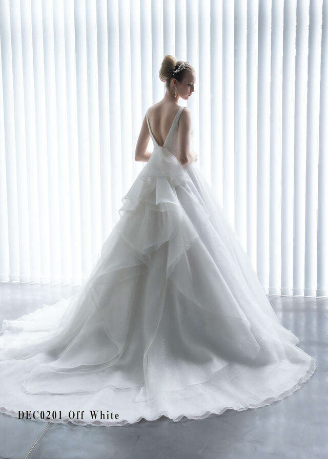 「Clef a decor-クレアデコール」新作ウェディングドレス　DEC0201_Offwhite