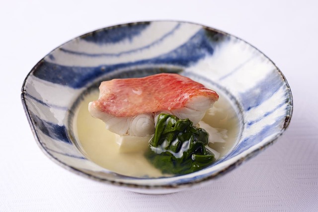 【ストロベリースイーツブッフェ -Magical Strawberry Field-】「金目鯛酒蒸し」