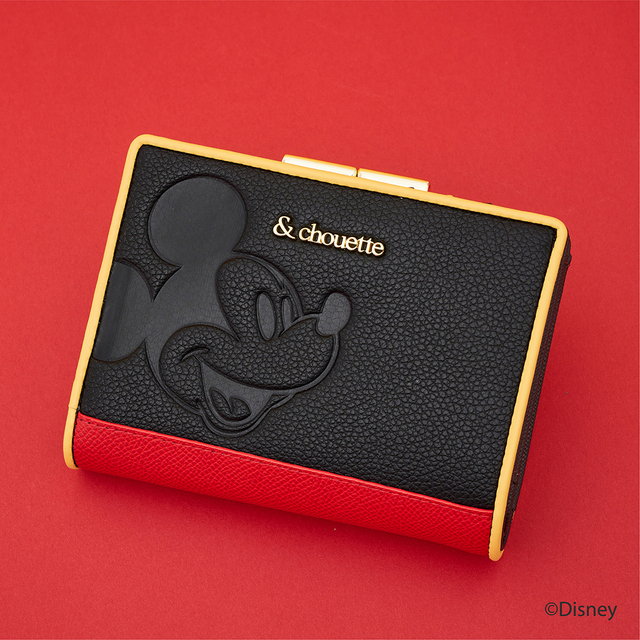 折財布 13,200円｜&chouette ディズニー「ミッキーマウス&ミニーマウス」コレクション