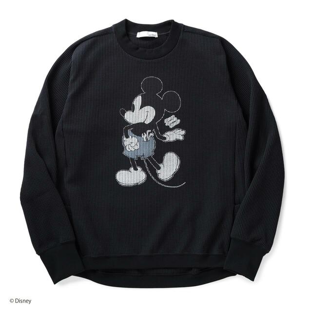 マルチワッフルクルーネックスウェット 17,600円|narifuri ディズニーコレクション