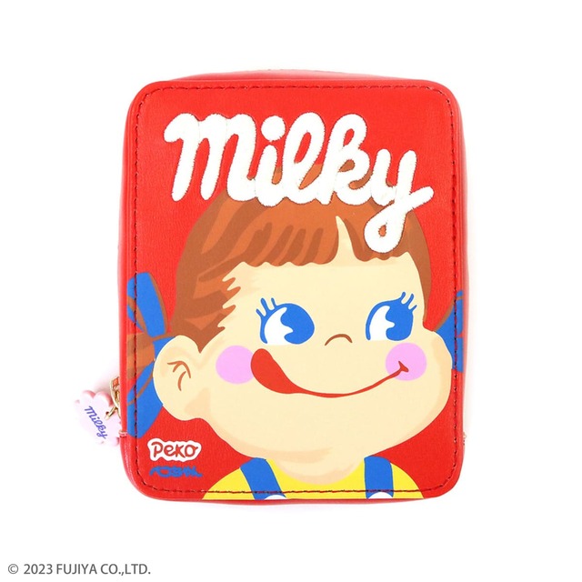 【ACCOMMODE×不二家】「PEKO / ミルキーダイカットポーチ」￥4,950
