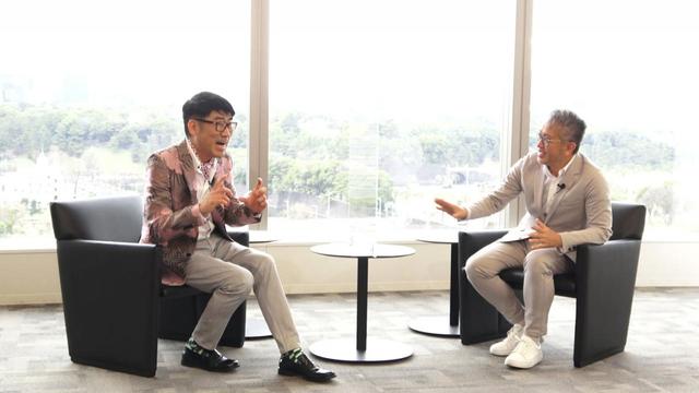 亀田誠治×宮本亞門　対談の様子