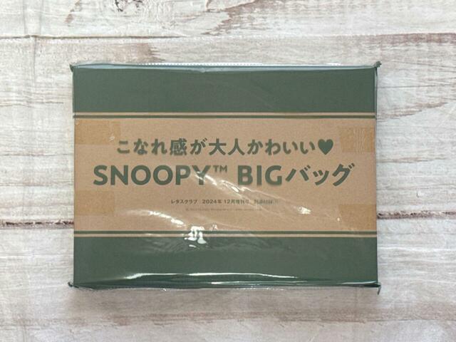 付録は「SNOOPY BIGバッグ