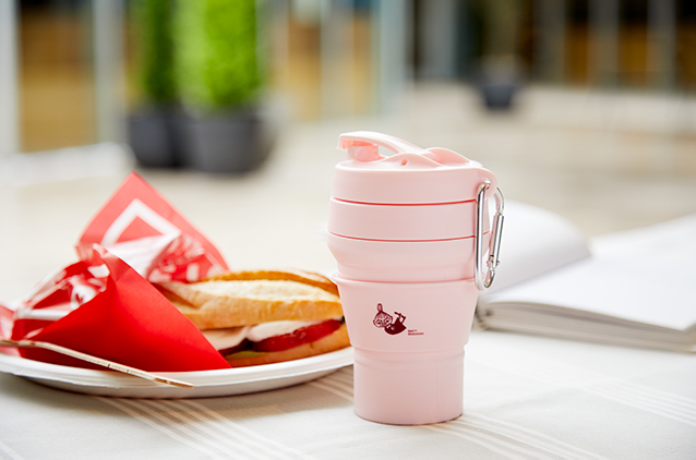 『ムーミンバレーパーク MOOK【特別付録】持ち運べる折りたたみシリコンタンブラー』