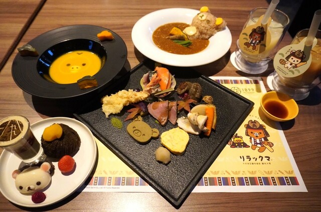 【家康風リラックマ・ハイティープラン】料理全種類 ※実際は一皿ずつ提供されます