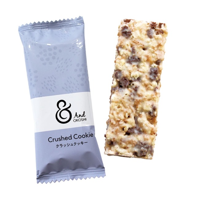 【あみだ池大黒「& OKOSHI」】「& OKOSHI」の人気フレーバー「クラッシュクッキー」