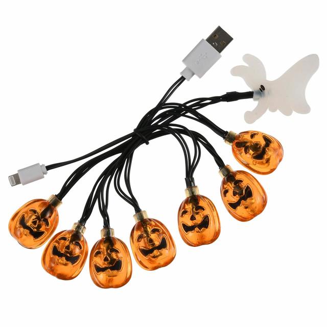 ゼロ iPhone用USBコード ライトアップ Tim Burton's The Nightmare Before Christmas 2,970円