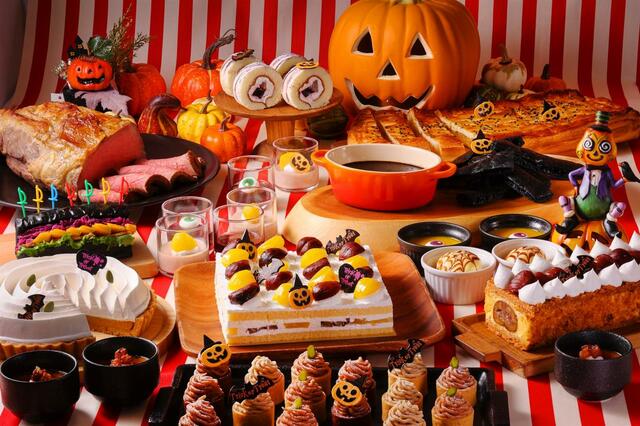 「開催イメージ」＜2023年9月1日(金)～10月31日(火)＞【サンドウィッチ＆スイーツビュッフェ～栗とぶどうのハロウィーンパーティー～】