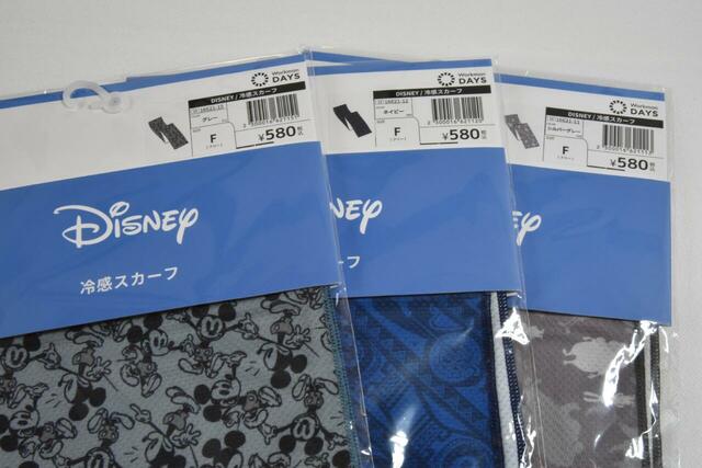 【ワークマン】Disney冷感スカーフ 580円(税込)