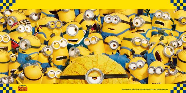 「ファミペイ スタンプ企画 オリジナル バスタオル」【ファミマ限定！ミニオンの大好物の“バナナ”がおいしく超変身したスイーツが登場！】