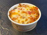 ペンネと茸のミートグラタン　￥540(税込)