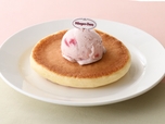 パンケーキ With ハーゲンダッツ ストロベリー【ニラックスブッフェ「ハーゲンダッツ アイスクリーム 食べ放題」】