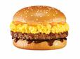 「スクランブルエッグプルコギバーガー」＜価格：コーヒーコンビ価格：560円／単品価格：420円（税込）＞【韓国発の「MOM'S TOUCH」今ならモーニングメニュー全品100円！「トリプルチーズサイバーガー」もレギュラーメニューに！】