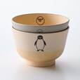 【ベルメゾン】Suicaのペンギン 優しい色合いの食洗機・レンジ対応汁椀2柄セット［日本製］