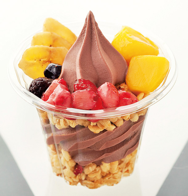 海老名SA（下り） フルグラアサイーソフト　450円＜海老名限定!＞