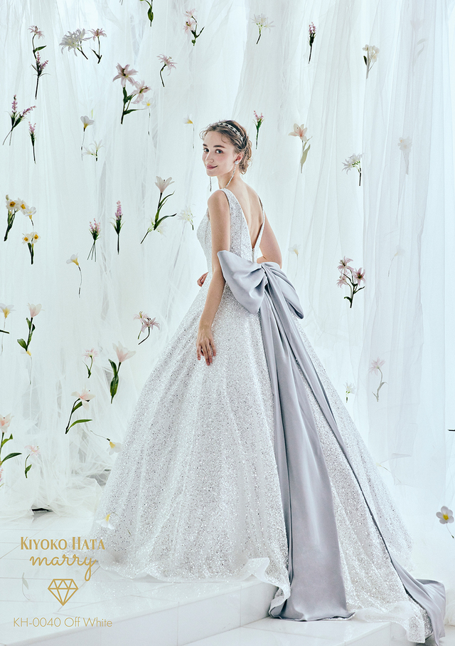 KIYOKO HATA（キヨコハタ）×marry（マリー）新作ウェディングドレス　KH-0040_OffWhite