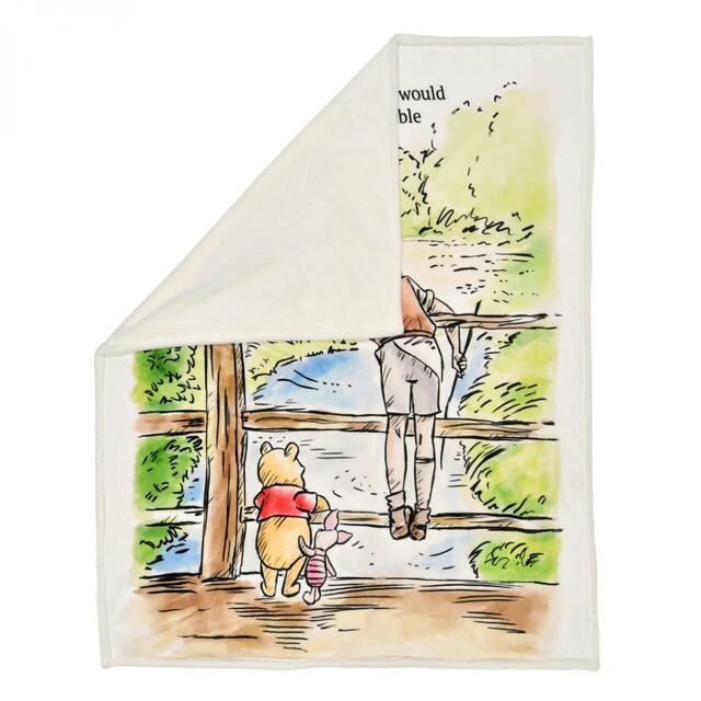 プーさん、ピグレット、クリストファー・ロビン ブランケット 大判 Classic Pooh 7,700円
