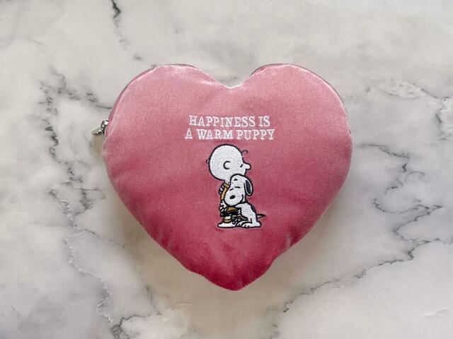 ハートポーチ Peanuts／税込1,990円