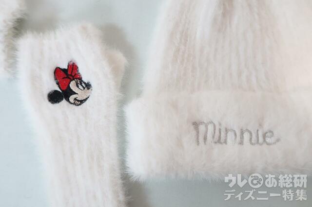 ワークマン Disneyシャギーニットキャップとアームウォーマー