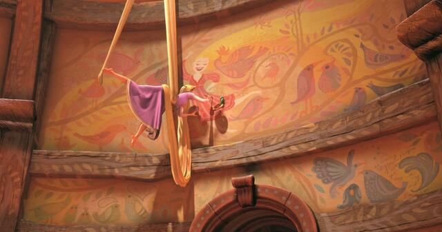 『塔の上のラプンツェル』映画シーン