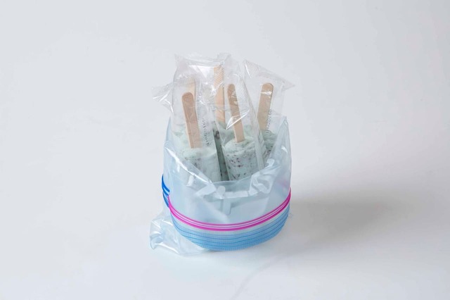 【冷凍庫収納】棒アイスを立てて収納