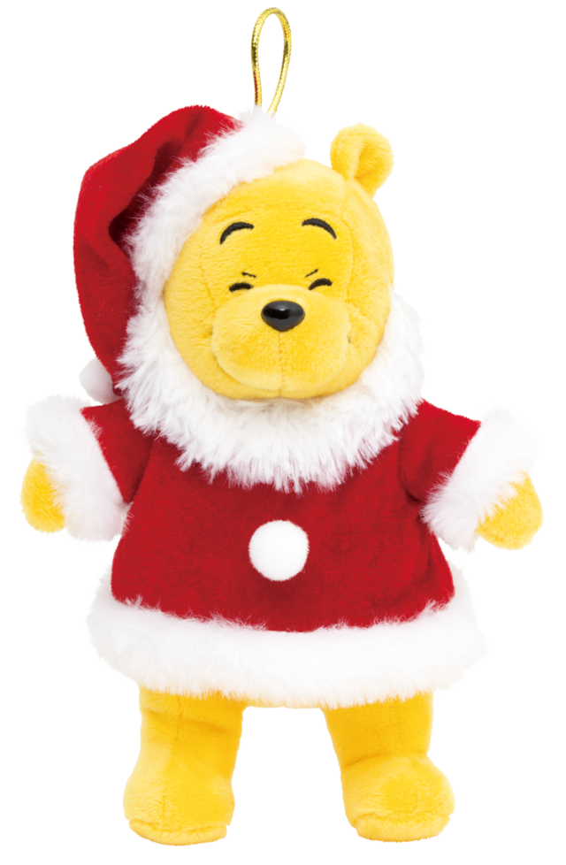 くまのプーさん｜ぬいぐるみオーナメント賞｜Happyくじ『DISNEY クリスマスオーナメントくじ2022』