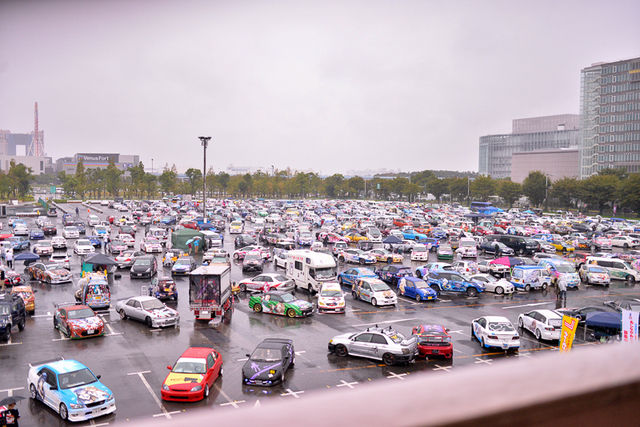 2014年、暴風雨の中開催された「痛Gふぇすた」