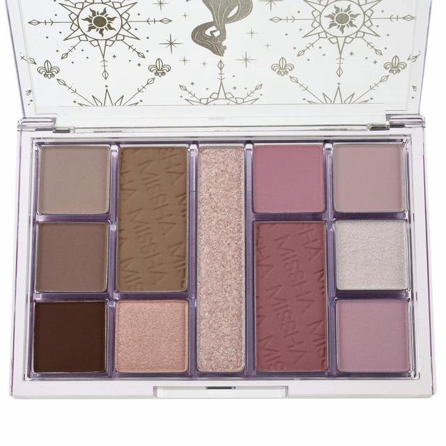【MISSHA】ラプンツェル アイシャドウ・チーク ムード モーメント パレット LAVENDER SUNSET ホリデー 4,400円