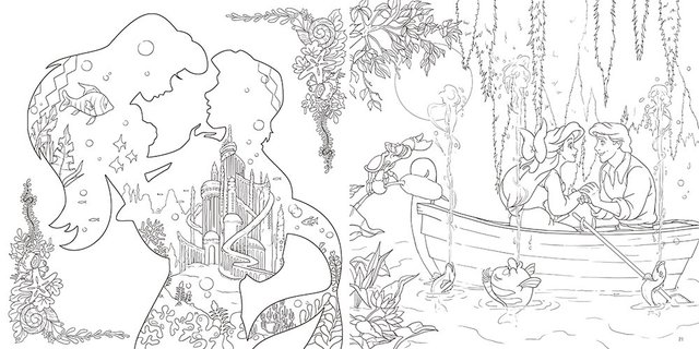 大人ディズニー 愛の贈りもの 素敵な塗り絵レッスンブック