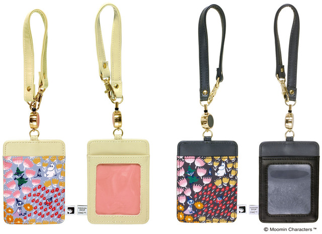 リールパスケース　ブルー/ダークグレー　※ムーミンショップ限定商品
