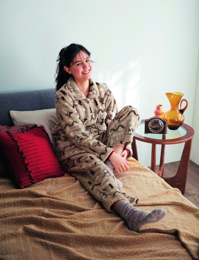 ふわふわあったか開襟ボアパジャマ(選べるキャラクター)｜￥3,990 （税込）