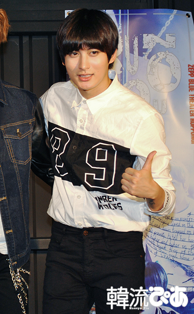 ジェヒョ(Block B)「イェイ！！」 / 『RUN TO YOU～Street Life～』会見