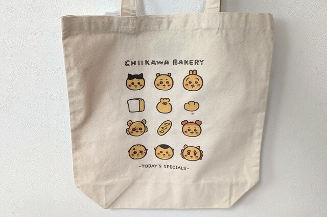 【ちいかわベーカリー】「ちいかわベーカリー トートバッグ CHIIKAWA BAKERY ナチュラル」2,860円
