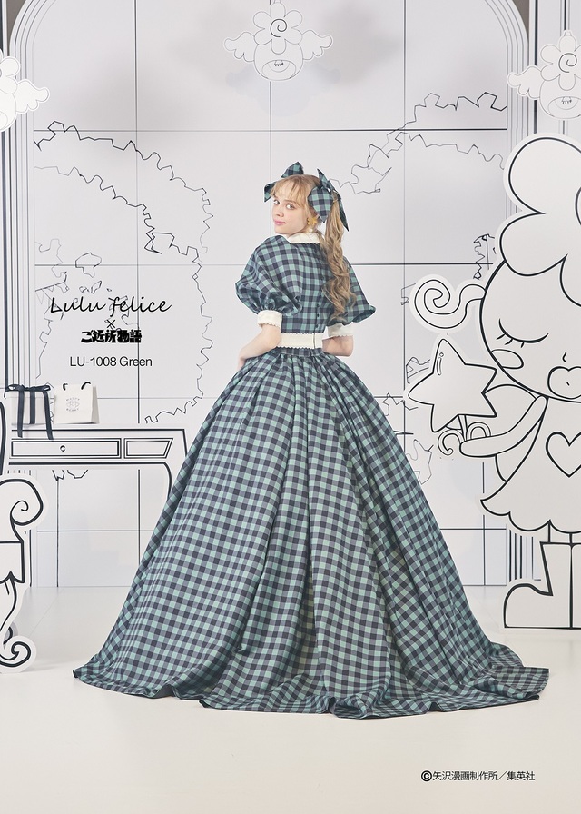 「Lulu felice×ご近所物語」新作ウェディングドレス　LU-1008_Green