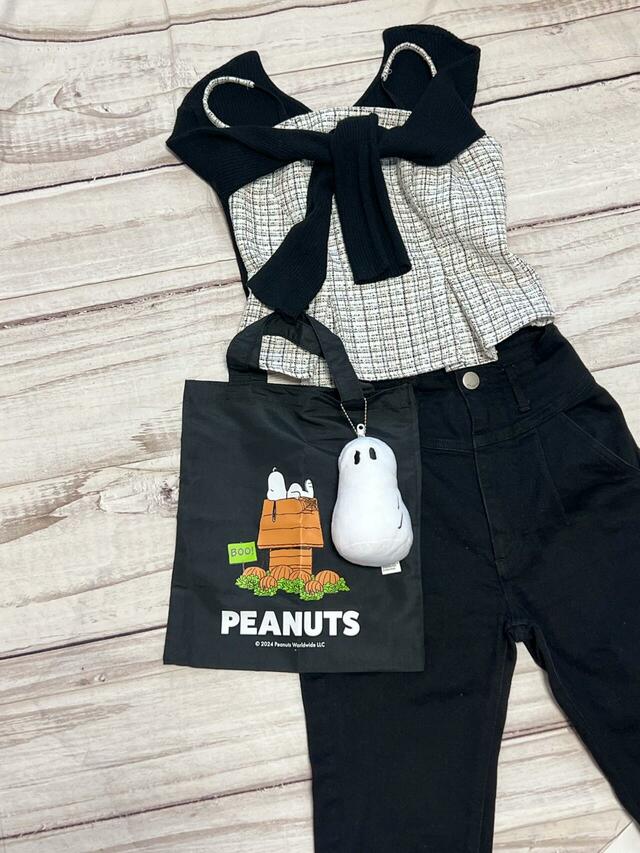 モノトーンで合わせても可愛い♪