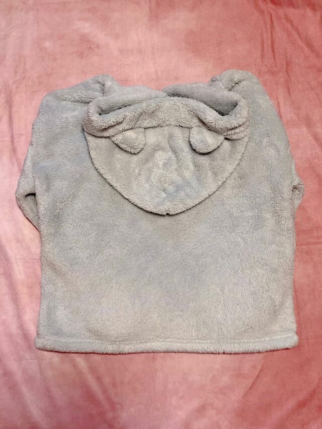 【GU×ちいかわコラボ第2弾：マシュマロフィールラウンジセット（長袖）Chiikawa】フードにはちいかわたちになりきれちゃう耳が♡