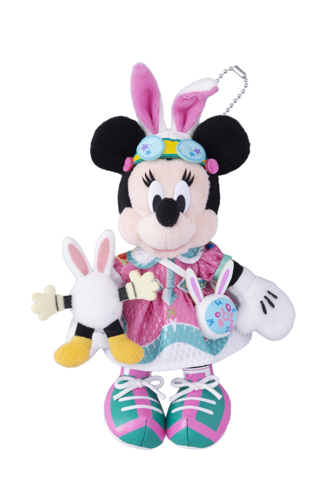 ぬいぐるみバッジ 1,800円｜高さ約18.5cm｜販売場所：東京ディズニーランド ショップ「グランドエンポーリアム」｜発売日：2019年4月1日（月）｜東京ディズニーリゾート（東京ディズニーランド／東京ディズニーシー）「ディズニー・イースター」お土産グッズ2019