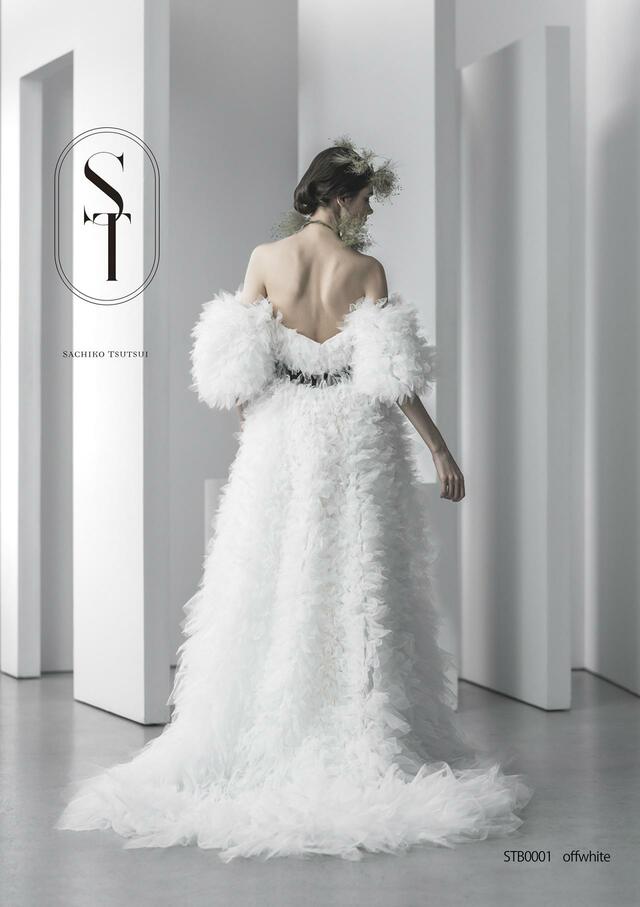 「ST」新作ウェディングドレス　STB0001_Offwhite