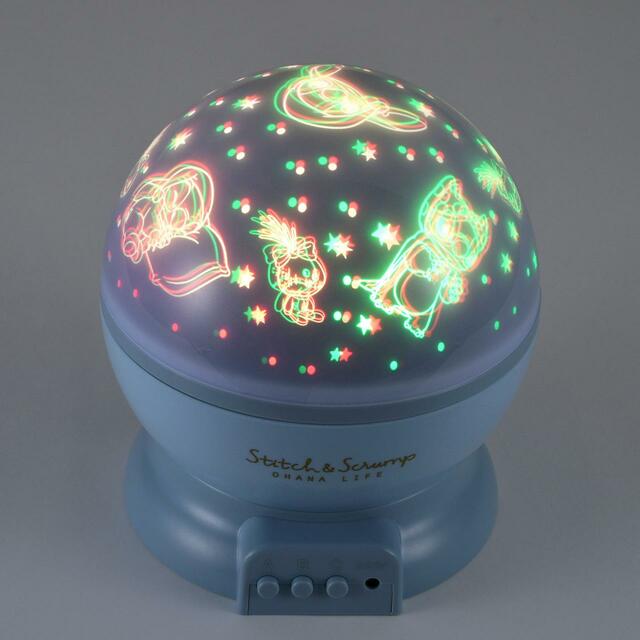 スティッチ&スクランプ ルームプロジェクター Disney Stitch&Scramp OHANA LIFE 4,400円